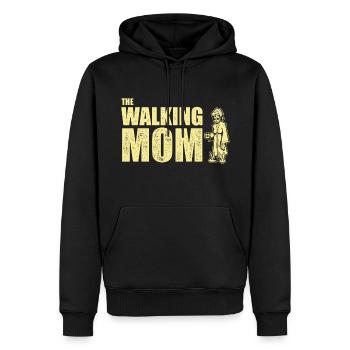 Gift mother's day mom mother aunty funny mommy - Men’s Premium Organic Hoodie - black - Front - Nico (187cm)