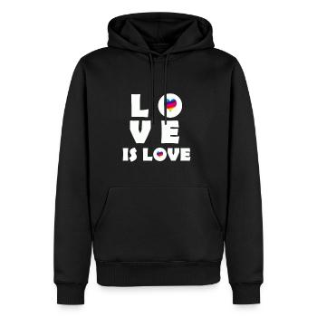 Revolution Gay Pride Lesbian CSD LGBT Homo Queer - Männer Premium Bio Hoodie - Schwarz - Vorne - Nico (187cm)