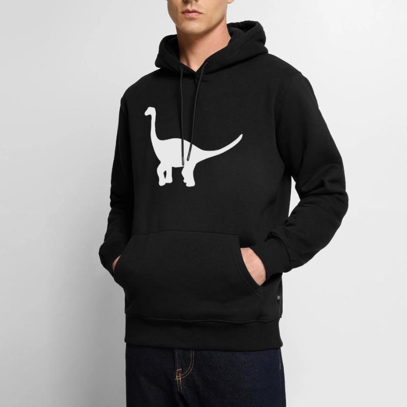 Dinosaurier Brachiosaurus Geschenk Männer Premium Bio Hoodie