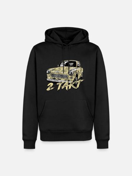 601 Monsungelb - Männer Premium Bio Hoodie - Schwarz
