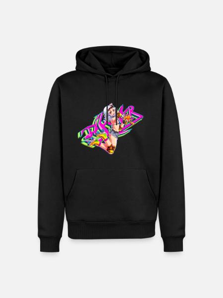 Roller skating - Sweat à capuche Premium bio Homme - noir