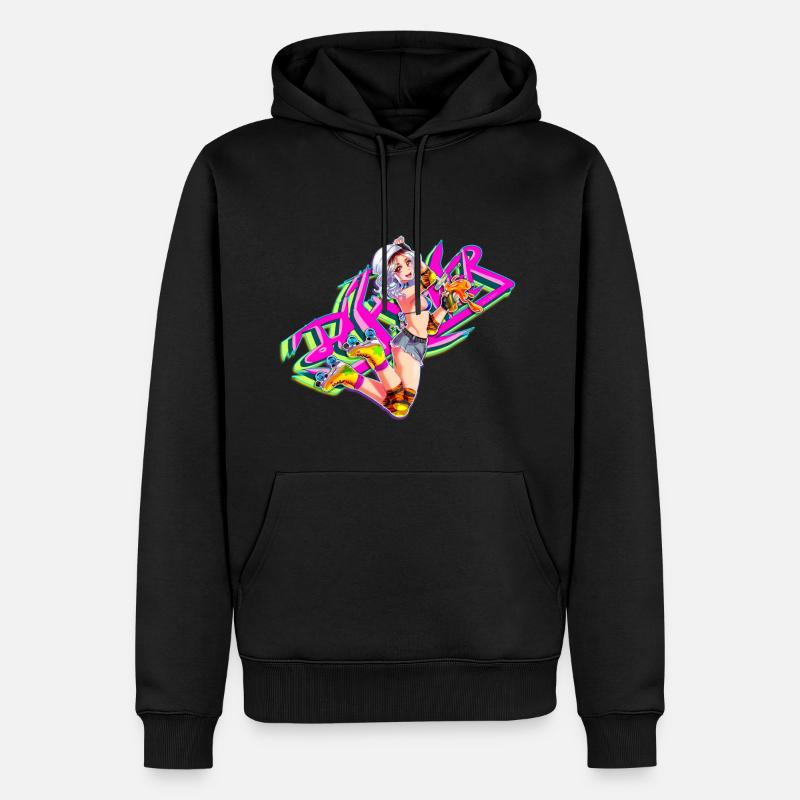 Rollschuhlaufen - Männer Premium Bio Hoodie - Schwarz