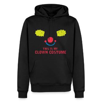 Clown: This Is My Clown Costume - Geschenk - Männer Premium Bio Hoodie - Schwarz - Vorne - Nico (187cm)
