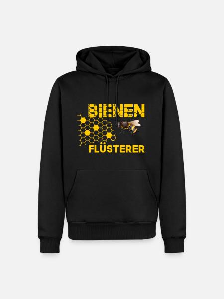 Bienenflüsterer - Männer Premium Bio Hoodie - Schwarz