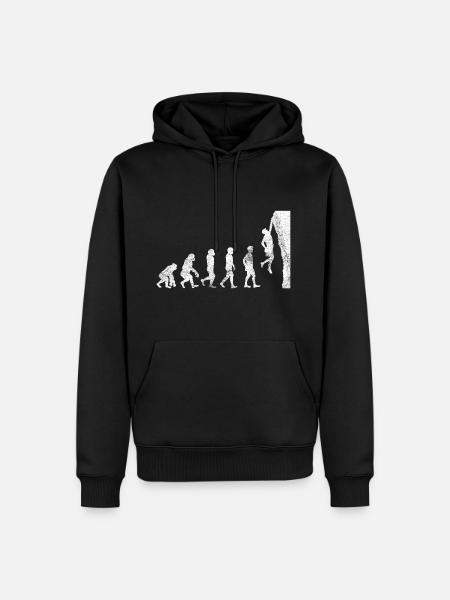 Geschenk Kletterer Boulderer klettern bouldern - Männer Premium Bio Hoodie - Schwarz