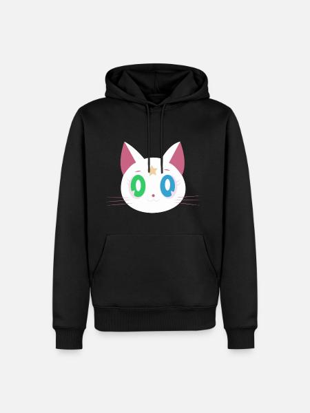 Funny cat - Men’s Premium Organic Hoodie - black