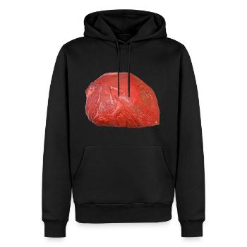barbecue grill barbecue hamburger bacon bifteck sauver - Sweat à capuche Premium bio Homme - noir - Devant - Nico (187cm)