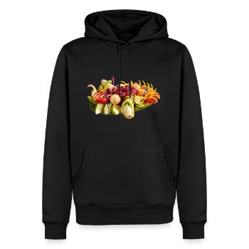 Leckeres Obst - Männer Premium Bio Hoodie - Schwarz - Vorne - Nico (187cm)