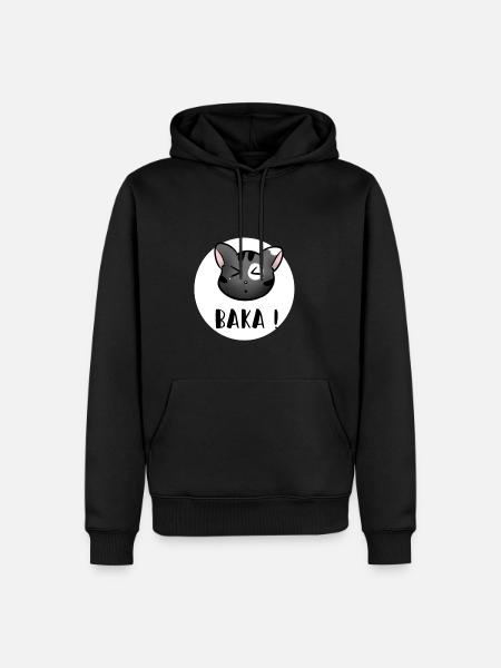 Baka - Sweat à capuche Premium bio Homme - noir