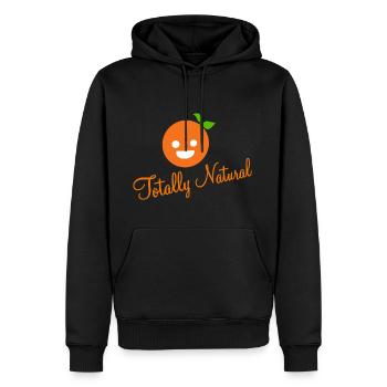 parcours total d'Orange - Sweat à capuche Premium bio Homme - noir - Devant - Nico (187cm)