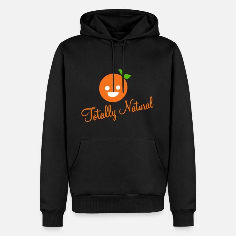 parcours total d'Orange - Sweat à capuche Premium bio Homme - noir