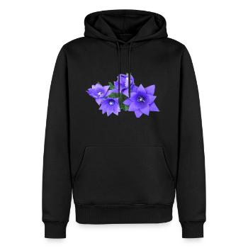 flowers lilies tulips orchids sunflower dahlia ger - Männer Premium Bio Hoodie - Schwarz - Vorne - Nico (187cm)