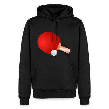 table tennis ping pong tischtennis bat11 - Männer Premium Bio Hoodie - Schwarz - Vorne - Nico (187cm)