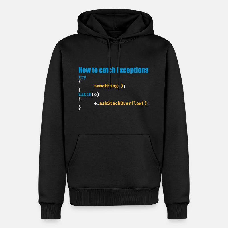 Programmierer, Software, Informatik, Developer - Männer Premium Bio Hoodie - Schwarz