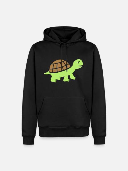 Cute turtle gift - Men’s Premium Organic Hoodie - black