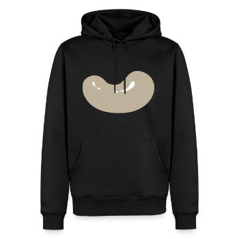 haricots légume légumes de haricots de vegetables12 - Sweat à capuche Premium bio Homme - noir - Devant - Nico (187cm)