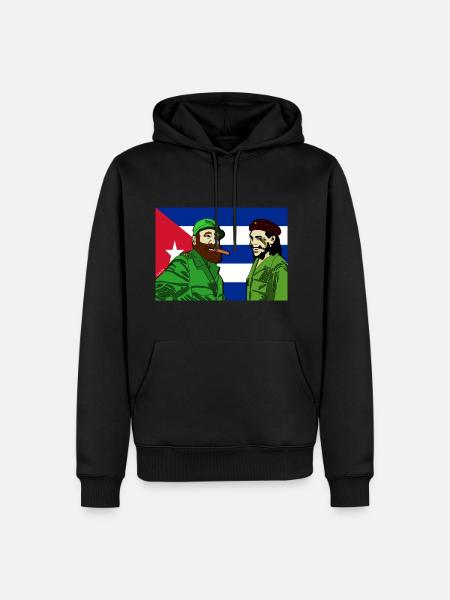 Fidel & Che Tee - Men’s Premium Organic Hoodie - black