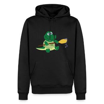 paddle boat sail boat ruderboot segelboot19 - Männer Premium Bio Hoodie - Schwarz - Vorne - Nico (187cm)