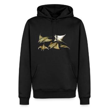 Tarapacana Mobula Stingray - Devil Fisch - Raie - Männer Premium Bio Hoodie - Schwarz - Vorne - Nico (187cm)