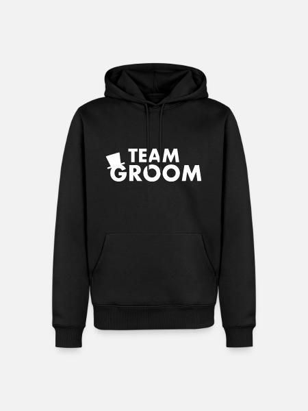 Team groom - Men’s Premium Organic Hoodie - black