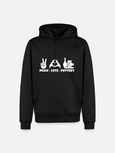 Pottery and pottery - Men’s Premium Organic Hoodie - black