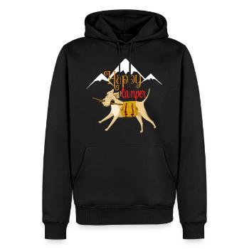 Wandern Wanderer Hund Hundehalter Welpe Camping - Männer Premium Bio Hoodie - Schwarz - Vorne - Nico (187cm)