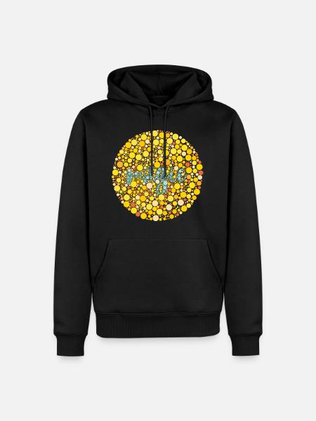Magic eye test - Men’s Premium Organic Hoodie - black