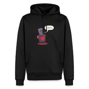 tis but a scratch 618eff60 d75b 11e8 8ff4 5db2e669 - Sweat à capuche Premium bio Homme - noir - Devant - Nico (187cm)