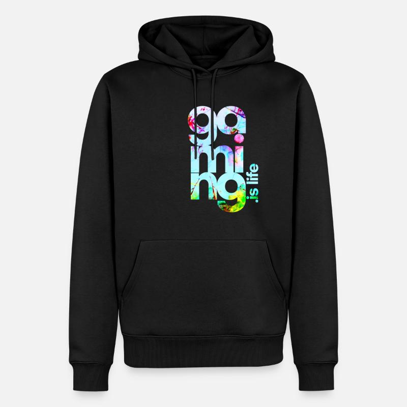 Gamer - Sweat à capuche Premium bio Homme - noir