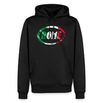 Rome Italy rom Rom Italien - Männer Premium Bio Hoodie - Schwarz - Vorne - Nico (187cm)
