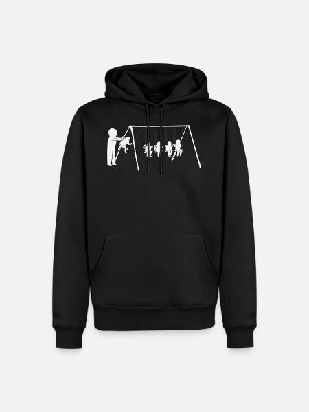 Physiker - Physiker sind die besseren Eltern - Männer Premium Bio Hoodie - Schwarz