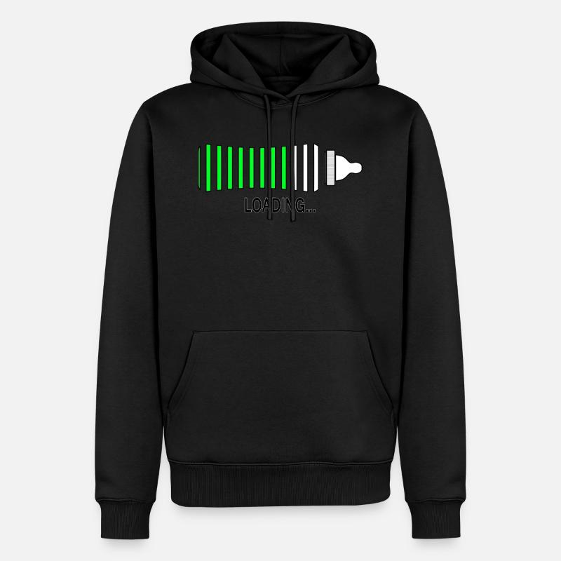 Laden - Männer Premium Bio Hoodie - Schwarz