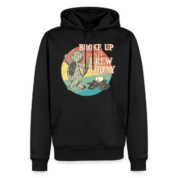 Kaffeeentzug Koffeinfrei Ex-Kaffeetrinker - Männer Premium Bio Hoodie - Schwarz - Vorne - Nico (187cm)