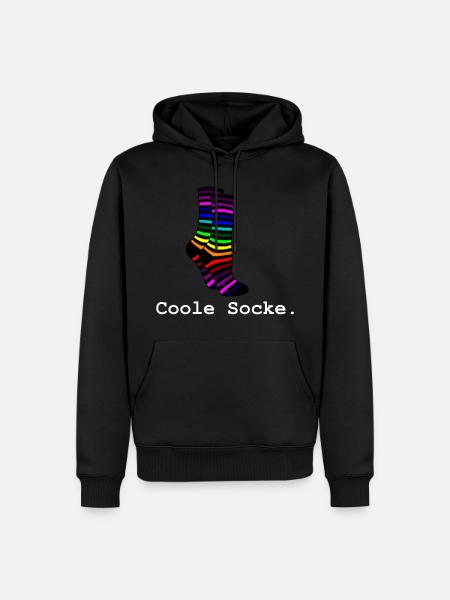 Cool sock gift idea - Men’s Premium Organic Hoodie - black