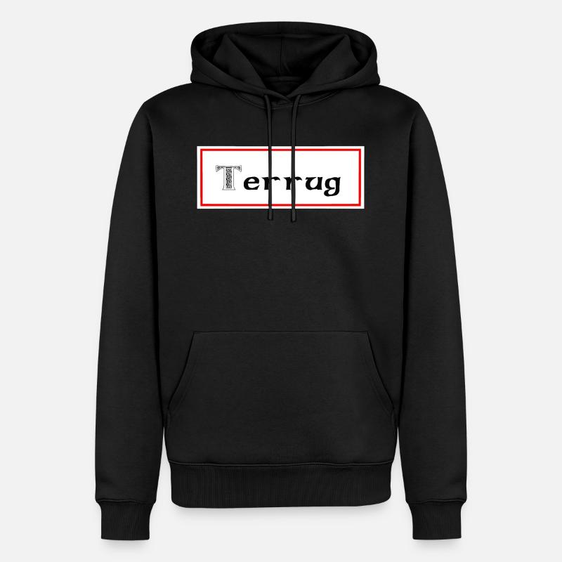 terrug telgruc sur mer - Sweat à capuche Premium bio Homme - noir