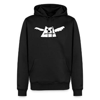 sweet angel - Männer Premium Bio Hoodie - Schwarz - Vorne - Nico (187cm)