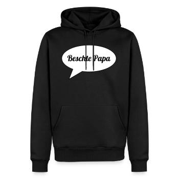 Damn dad - Men’s Premium Organic Hoodie - black - Front - Nico (187cm)