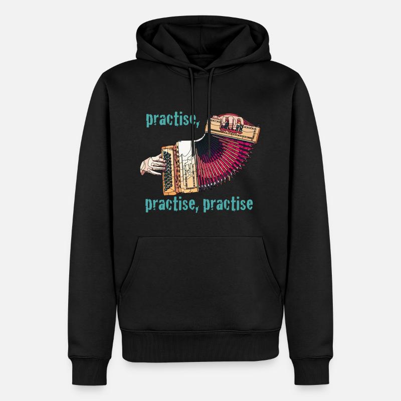 practise box - Männer Premium Bio Hoodie - Schwarz