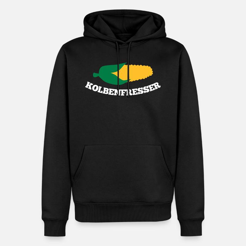 Kolbenfresser - Sweat à capuche Premium bio Homme - noir