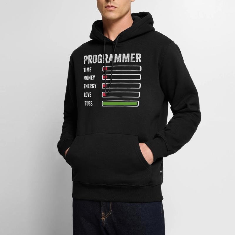 développeur humour programmeur codeur code Sweat à capuche Premium bio Homme