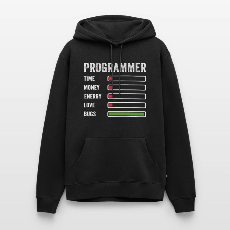 Entwickler Humor Programmierer Programmierer Programmierer Männer Premium Bio Hoodie
