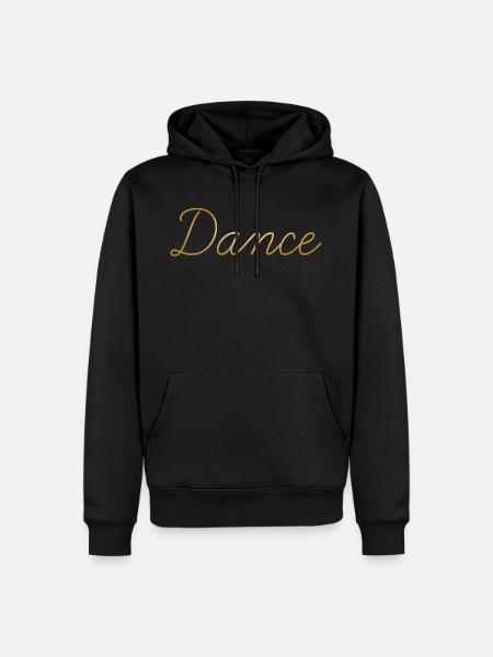 Dance gold - Sweat à capuche Premium bio Homme - noir