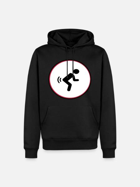 fart - Men’s Premium Organic Hoodie - black