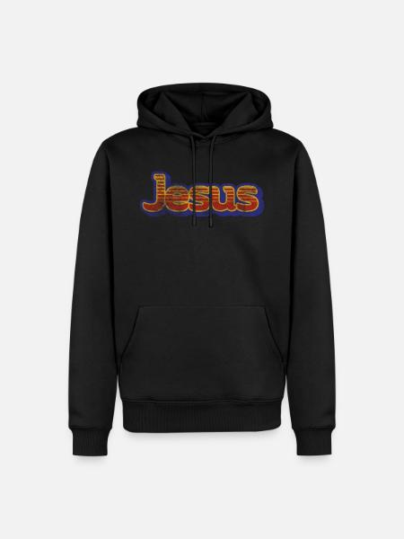 Jesus - Men’s Premium Organic Hoodie - black