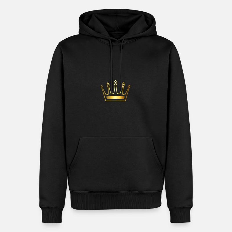 Roi - roi - Sweat à capuche Premium bio Homme - noir