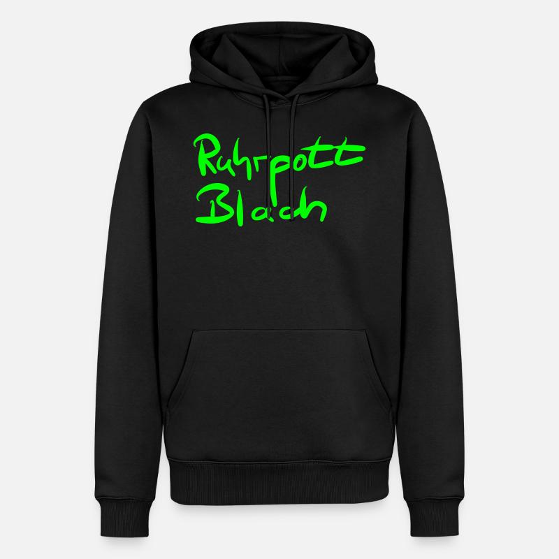 ruhrpottblach - Männer Premium Bio Hoodie - Schwarz