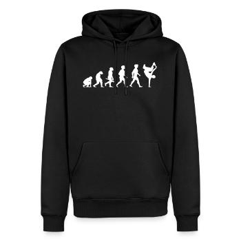 Evolution Breakdance Breaking Breakdancing Hip-Hop - Männer Premium Bio Hoodie - Schwarz - Vorne - Nico (187cm)