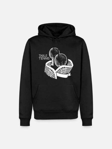table tennis - Men’s Premium Organic Hoodie - black