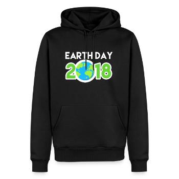 Gehen Planet es ist Ihr Tag der Erde 2018 Shirt - Geschenk - Männer Premium Bio Hoodie - Schwarz - Vorne - Nico (187cm)