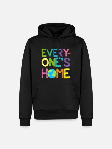 Earth Day Every One's Home Save Our Planet Shirt - Men’s Premium Organic Hoodie - black